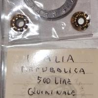 moneta 500 lire con errore di conio 