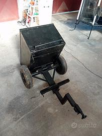 Carretto per motocoltivatore 