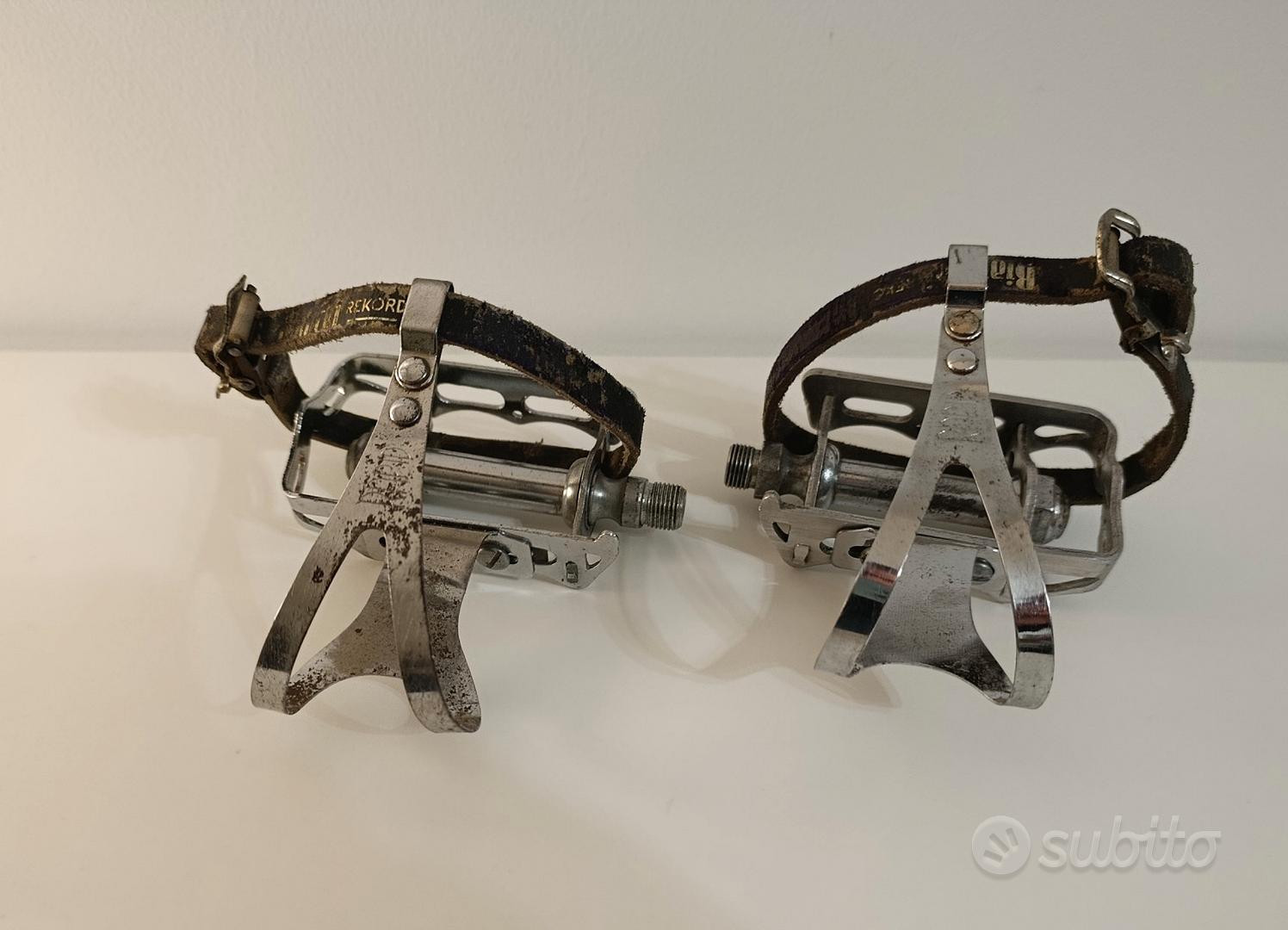 Coppia pedali per bici da corsa d'epoca Eroica Vintage. Marcati NOTORIO