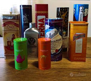 Scatole in Latta Vintage da Collezione