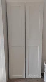 2 ante bianche Ikea Grimo 50x229 (per armadio Pax)