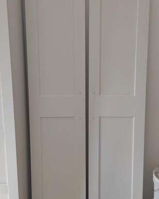 2 ante bianche Ikea Grimo 50x229 (per armadio Pax)