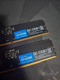RAM DDR5 32GB (2x16GB) Crucial CT16G56C46U5 – 5600