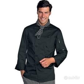 Giacca cuoco blackchef isacco