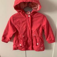 Parka giacca leggera rosa bimba bambina [1-2 anni]