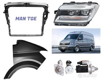 MAN TGE paraurti parafango fanale air bag freni