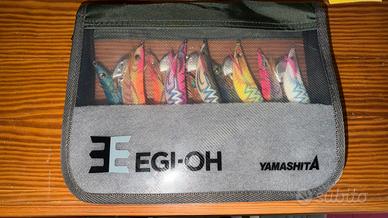 Lotto 10 totanare Yamashita Egi-Oh + porta egi