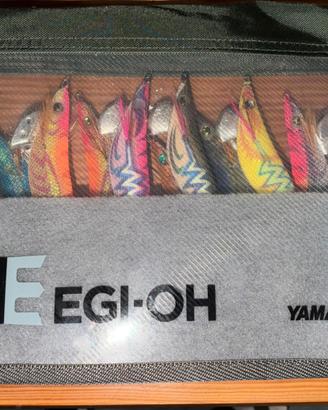 Lotto 10 totanare Yamashita Egi-Oh + porta egi