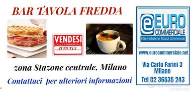 412/18 BAR T. FREDDA in zona Stazione Centrale