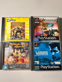 4 videogiochi PS1