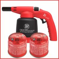 Saldatore bruciatore  a gas butano + 2 cartucce