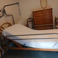 Letto elettrico con materasso ortopedico