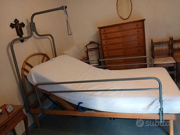 Letto elettrico con materasso ortopedico