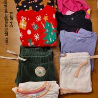 Mix vestiti bimbo 2-4 anni