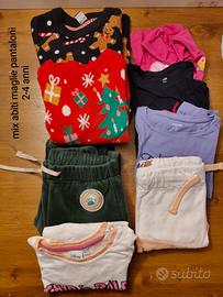 Mix vestiti bimbo 2-4 anni