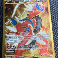Carta Pokémon Koraidon Ex Italia