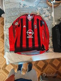 ac milan 2004-05 adidas champions league home shir