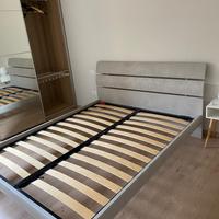 Letto matrimoniale moderno in legno