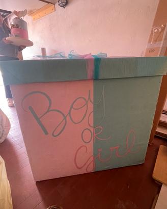 Scatola gender reveal