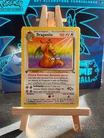 🎴Carta Pokémon Dragonite Fossil 1ª edizione 🇮🇹