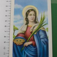 Santino Holy Card "S. Lucia V. M." - 12