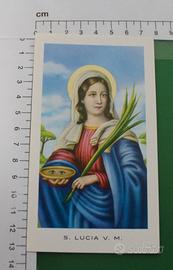 Santino Holy Card "S. Lucia V. M." - 12