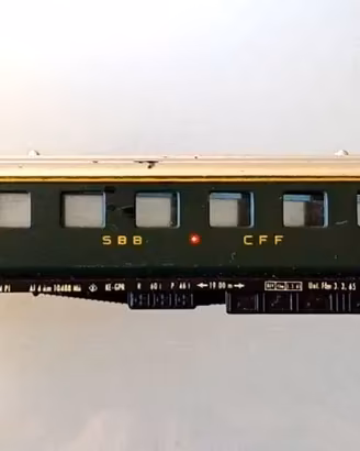 Lima Carrozza Passeggeri SBB CFF  scala N vintage