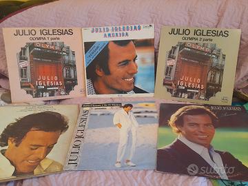 6 vinili LP 33 giri julio iglesias