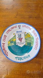 Piatto Buon Ricordo Touring Club Italiano 