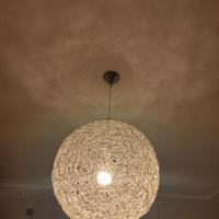 Lampadario moderno in filo intrecciato – Design el