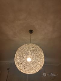Lampadario moderno in filo intrecciato – Design el