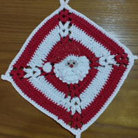 Presina Babbo Natale uncinetto