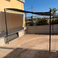 Gazebo giardino 4x3 nuovo senza telo