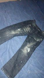 jeans uomo neri strappati 