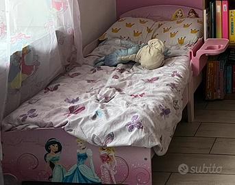 Letto principesse disney+ materasso