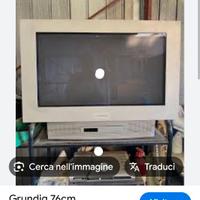 Grundig 76cm widescreen CRT + matching DVD and VHS