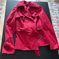 Trench rosso Sisley