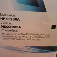 Toner stampante HP LaserJet pro 400