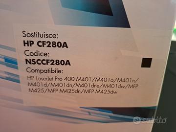 Toner stampante HP LaserJet pro 400