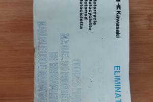 Manuale kawasaki eliminator 125