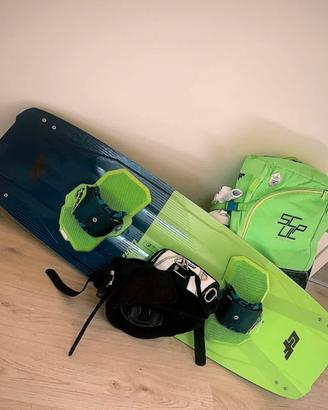 Kite Surf SCULP GREEN + TAVOLA RAPTOR CrazyFly