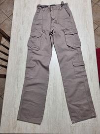 Pantalone cargo stradivarius tg 34 - 100% cotone