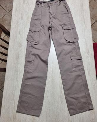 Pantalone cargo stradivarius tg 34 - 100% cotone