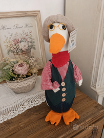 Paperotto fermaporta Tino in stile country - 38 cm