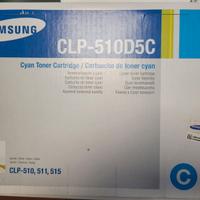 cartuccia toner laser ciano Samung CLP-510D5C orig