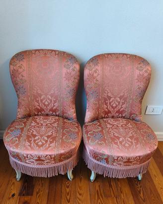 Coppia poltroncine da camera da letto 