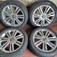 4 cerchi in lega 17 originali Volkswagen golf 7