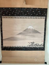 Scroll originale giapponese monte Fuji