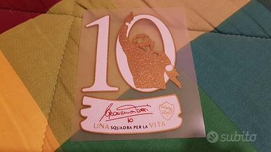 Toppa / Patch FRANCESCO TOTTI AS Roma Ritiro 2017