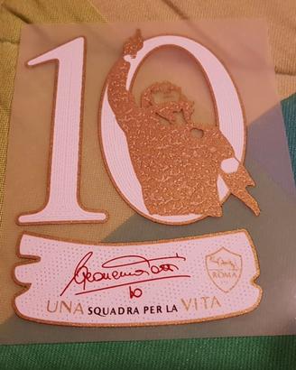 Toppa / Patch FRANCESCO TOTTI AS Roma Ritiro 2017